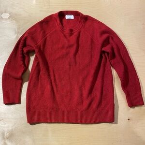 Old Navy  Crewneck Sweater in Vibrant Red Large (OG)